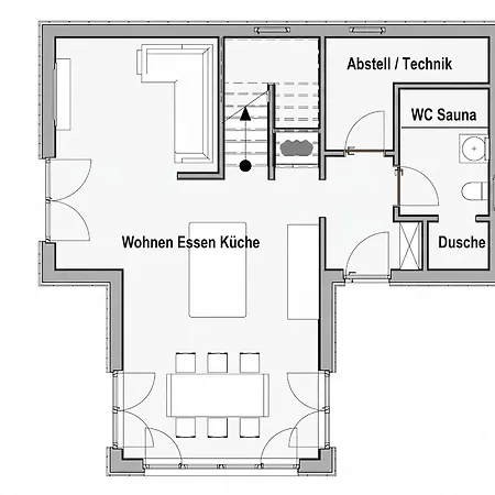 度假居 Hyggeglueck Am - Havsbris - Modernes Auf 因塞尔波埃尔